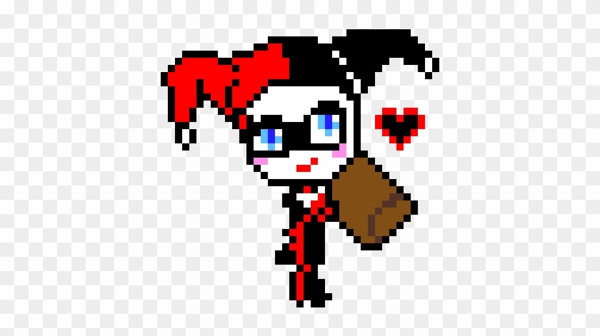 Harley Quinn - Pixel Art Harley Quinn #1030946