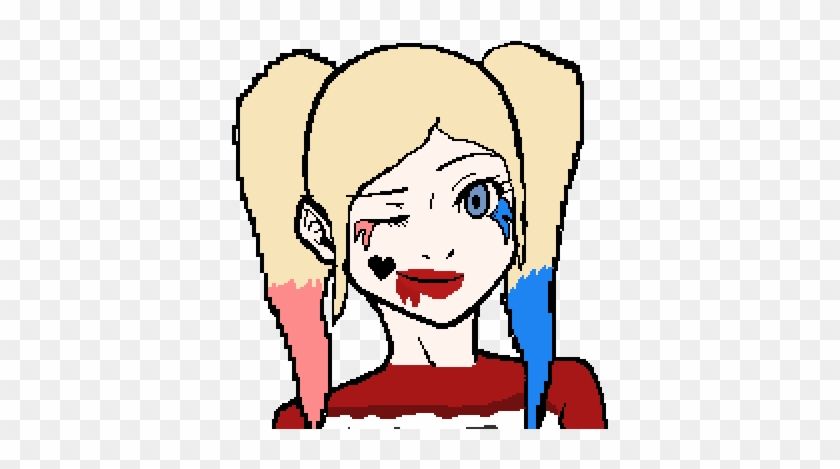 Harley Quinn - Pixel Art Harley Quinn #1030965