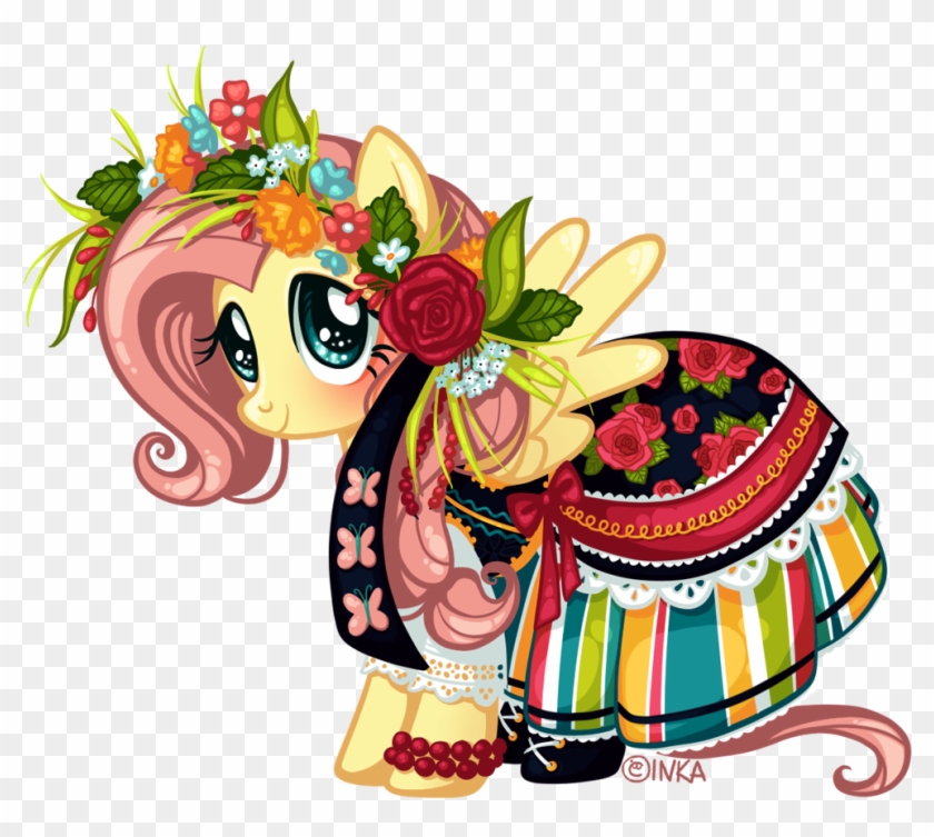 Frogmakesart, Clothes, Dress, Floral Head Wreath, Flower, - Folk Pony Mlp #1031002