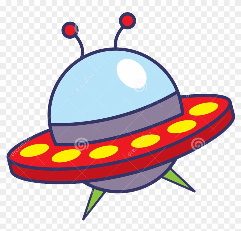 Cartoon Spacecraft Extraterrestrial Life Starship Clip - Alien Ship Cartoon #1031093