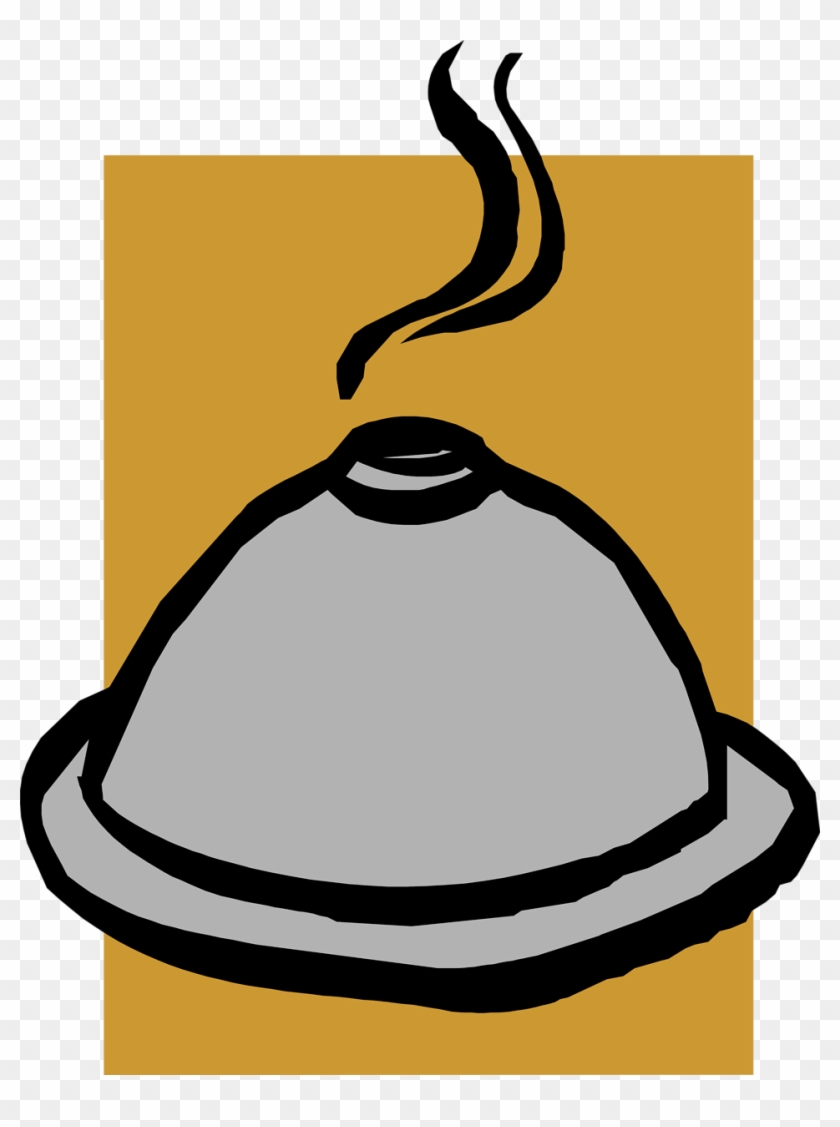 Illustration Of A Covered Dish With Steam - Covered Dish Clip Art #1031095