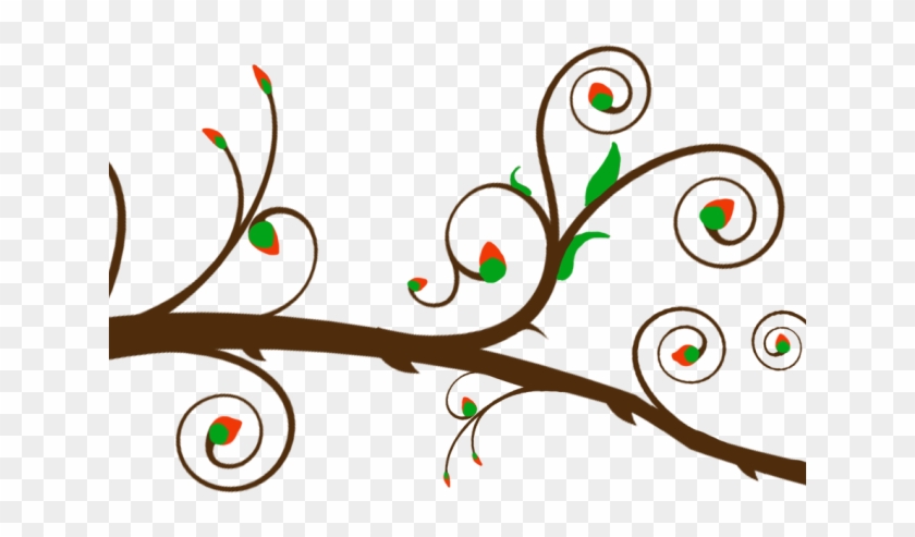 Horizontal Branch Cliparts - Tree Branch Clip Art #1031108