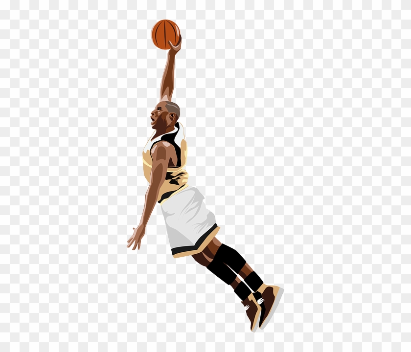 Basketball, Dunking, Nba, Player, Sports, Afroamerican - Slam Dunk Png #1031179