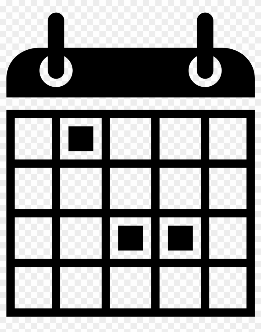 Digital Calendar With Appointments Icon - Calendar Icon Noun Project #1031248