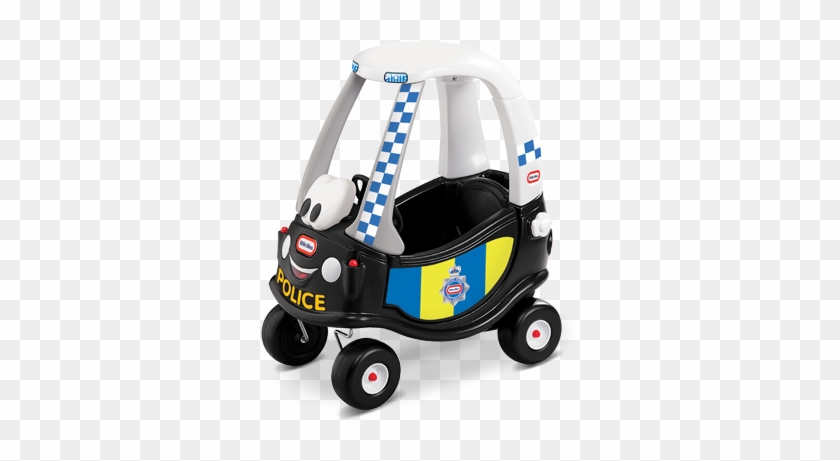 Police Patrol Coupe Showroom Image - Little Tikes Cozy Coupe Patrol Police Car #1031313