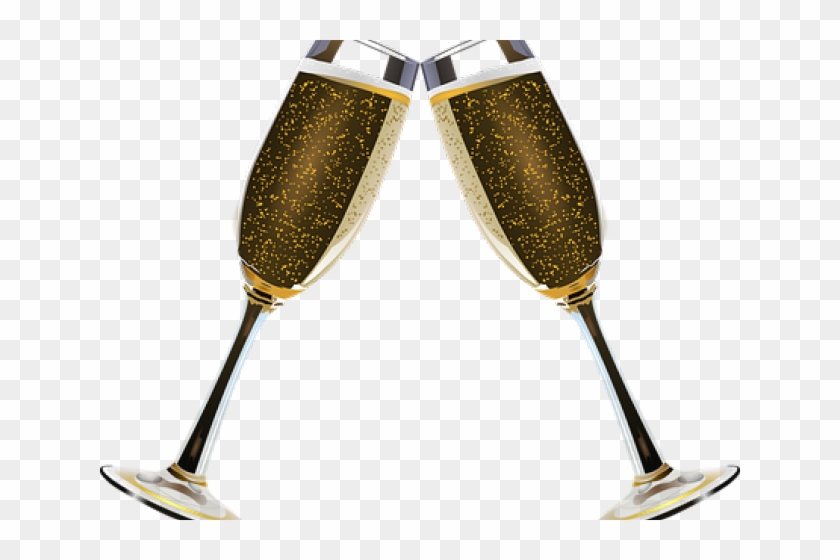 Champagne Glasses Clipart - Custom Champagne Glasses Sticker #1031342