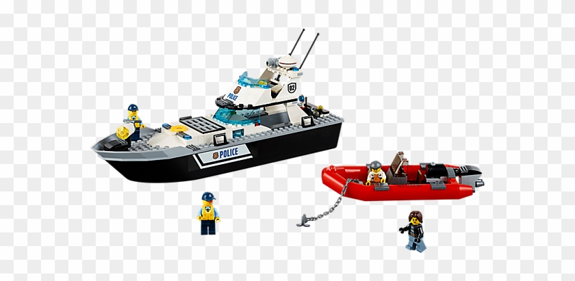 Police Patrol Boat - Lego 60129 City Police Patrol Boat #1031390