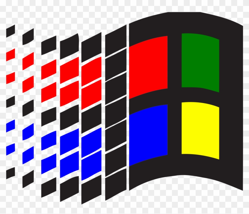 Windows Logo 1992svg Wikimedia Commons - Windows 3.1 Logo #1031443