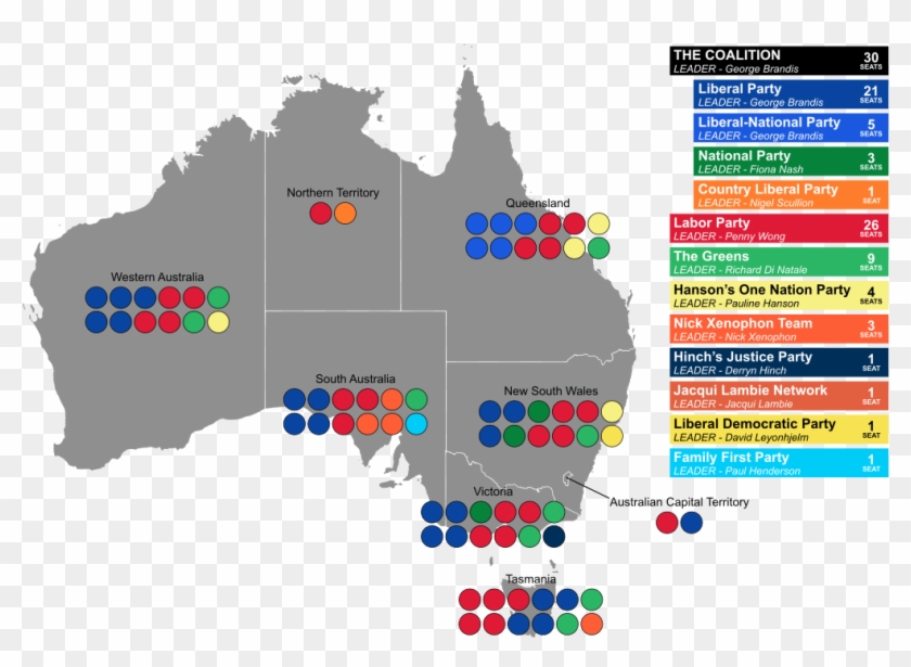 Australia Senate Election 2016 Map - Australia Election 2016 Results #1031448