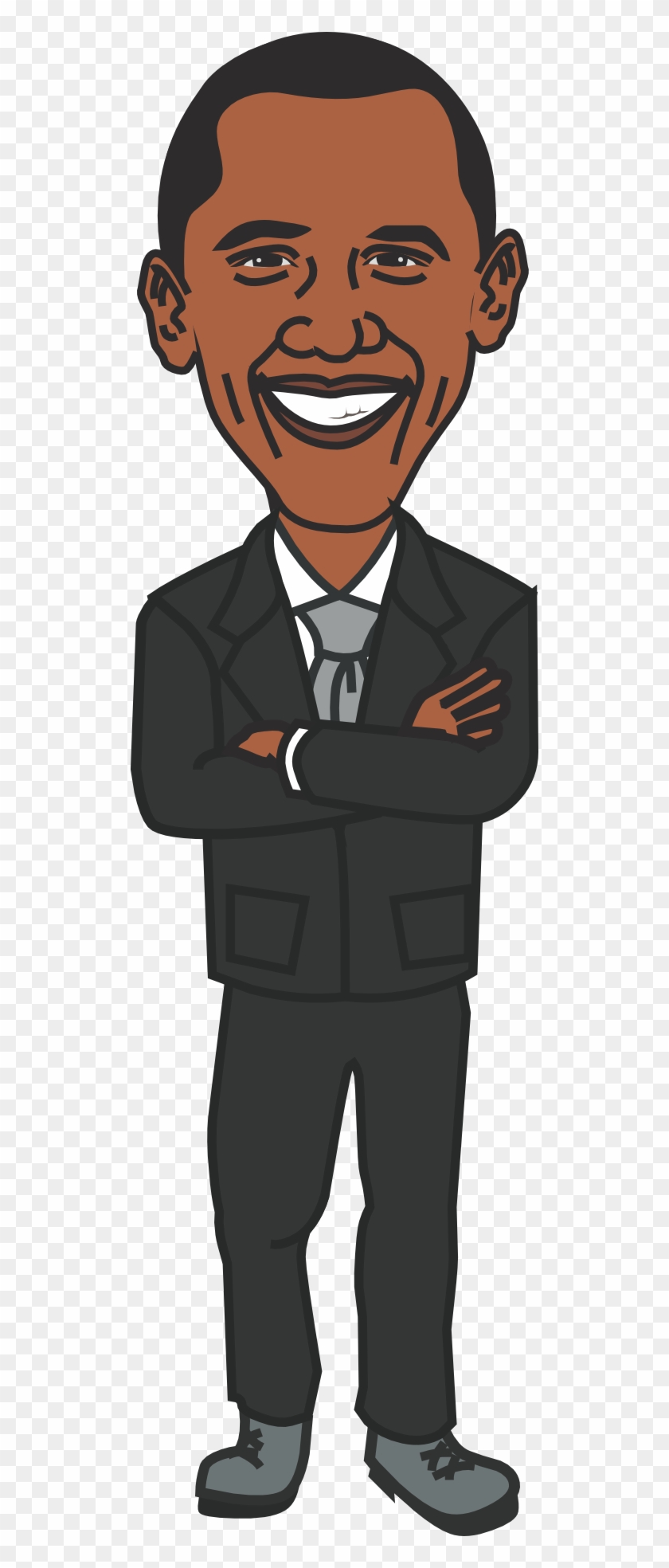 Barack Obama Clipart Png - Obama Cartoon #1031539