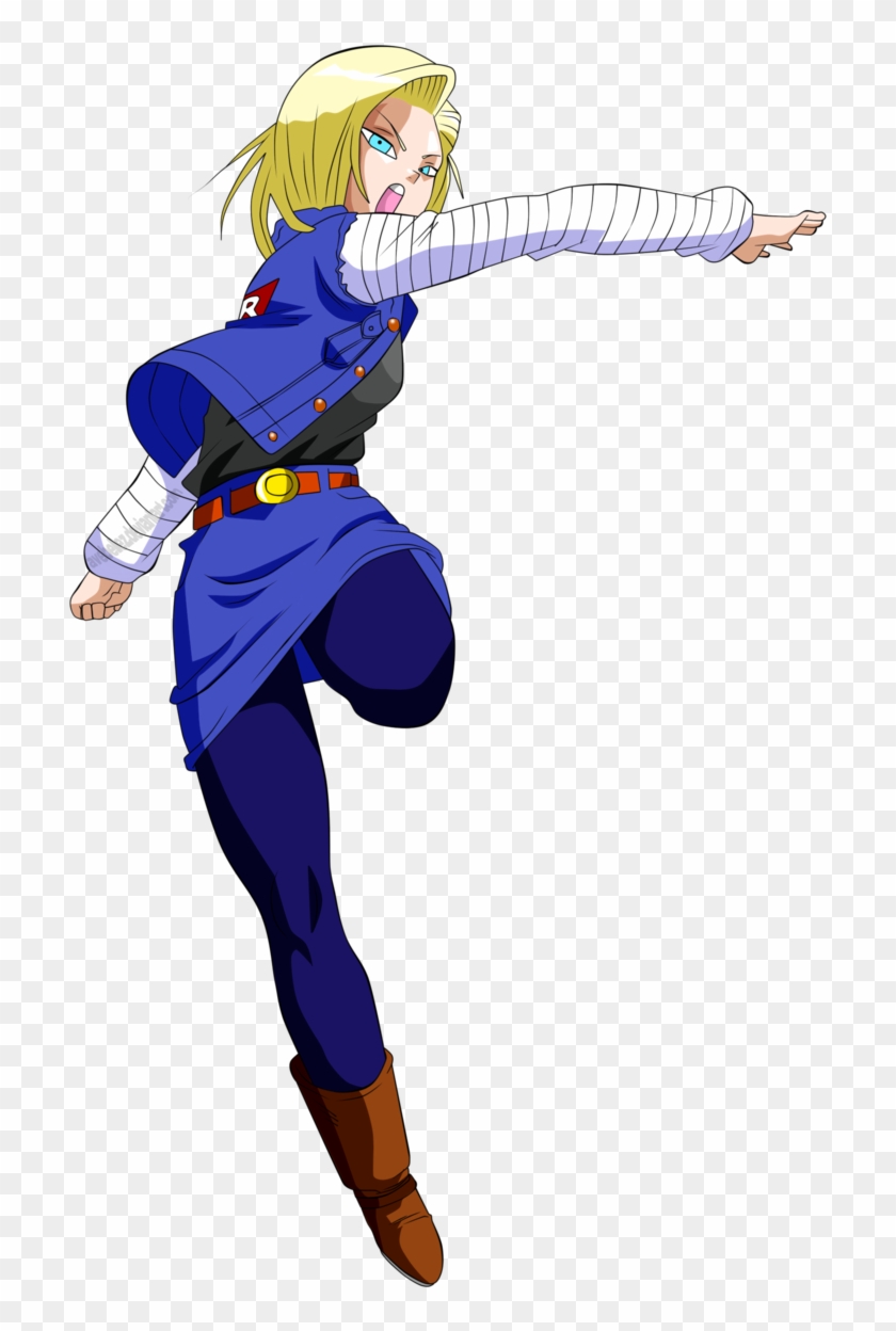 Android 18 Trunks Goku Cell Android - Dragon Ball Dokkan Battle Trunks Png #1031633