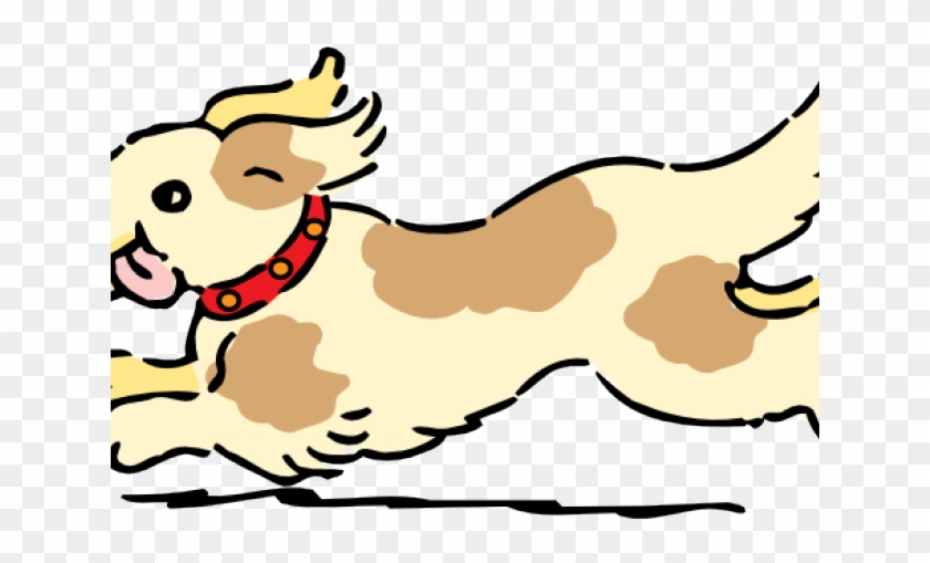 Dog Running Cartoon - Animals That Move Fast Clipart #1031668