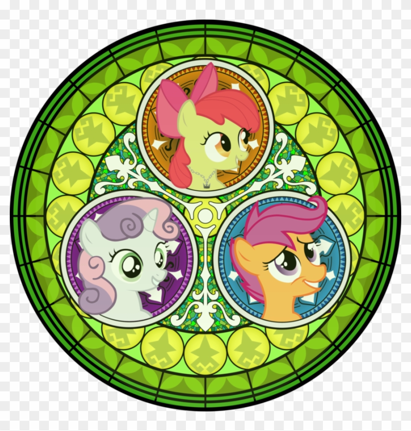 Cutie Mark Crusader Station By Agryx - Cutie Mark Crusaders Stained Glass #1031737