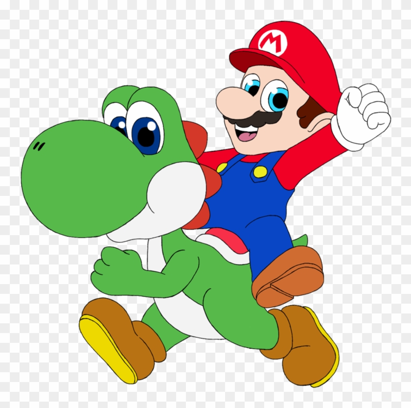 Mario And Yoshi Chibi By Equilibrik - Mario Y Yoshi Chibi #1031749