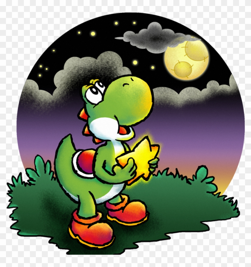 Yoshi And The Star By Pu3ppchen - Digital Art #1031961