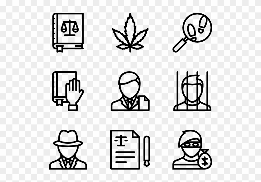 Law - Hand Drawn Icon Png #1032181