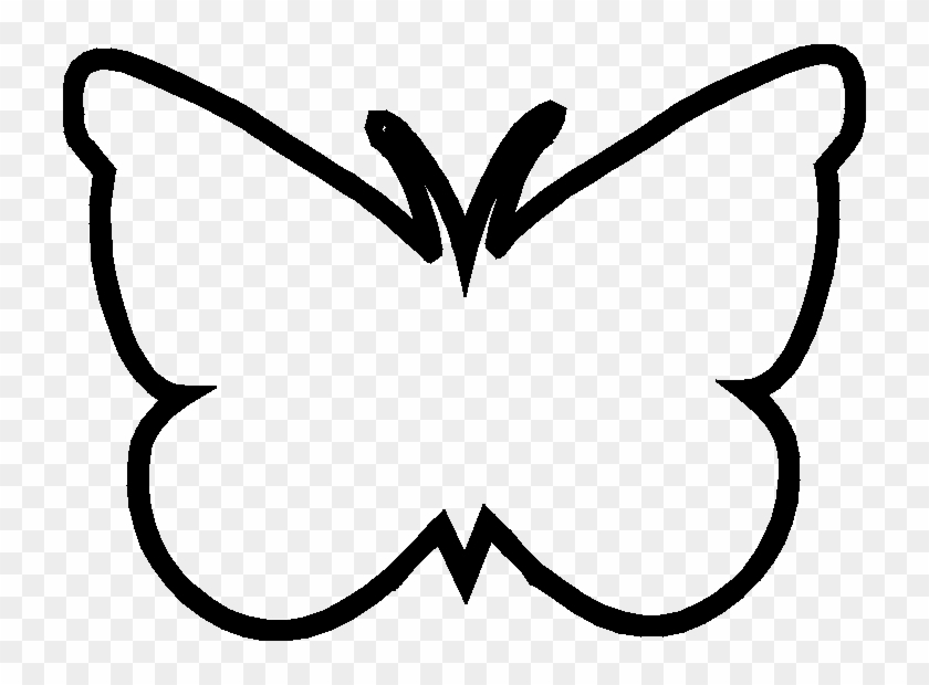 Butterfly Outline Free Download Clip Art Free Clip - Butterfly Outline Clip Art #1032214