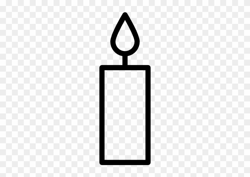 Outline Image Of Candle #1032364