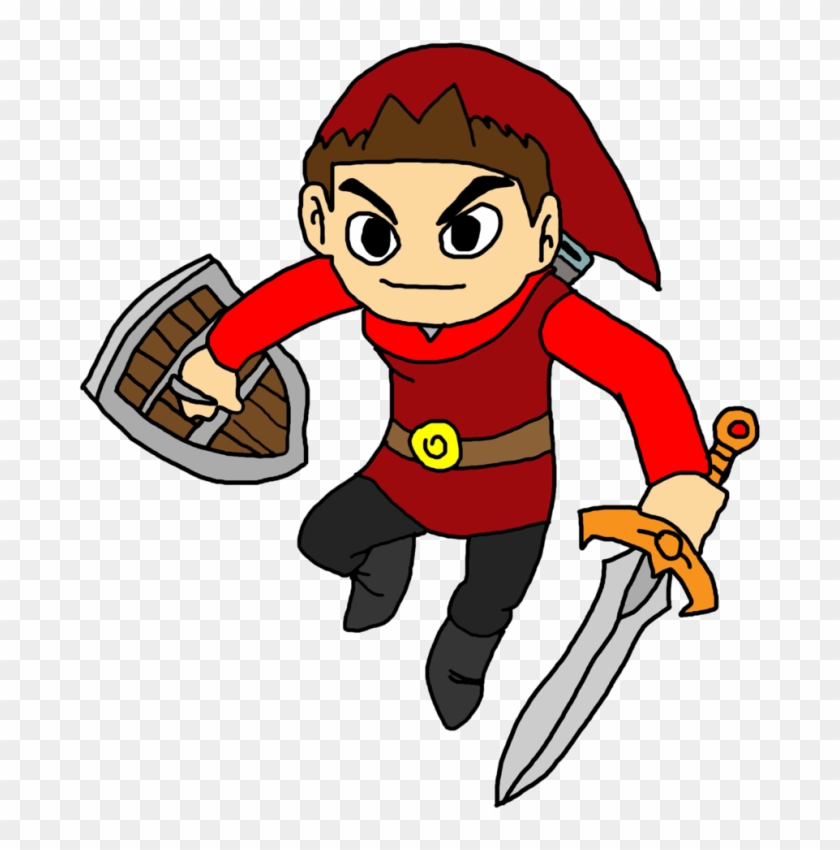 Pin Link Zelda Clipart - Four Swords Red Link #1032368