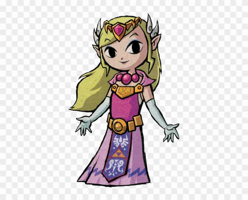 Inspired By Princess Zelda Cosplay Costume - Legend Of Zelda The Windwaker Zelda #1032375