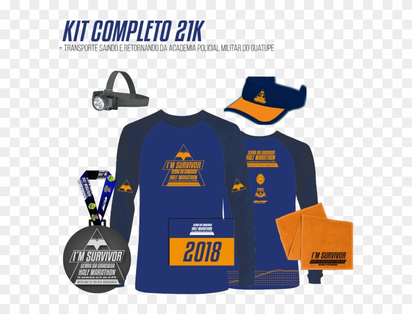 Kit Completo 21k L Materiais Site Meia Maratona Noturna - Medal #1032504