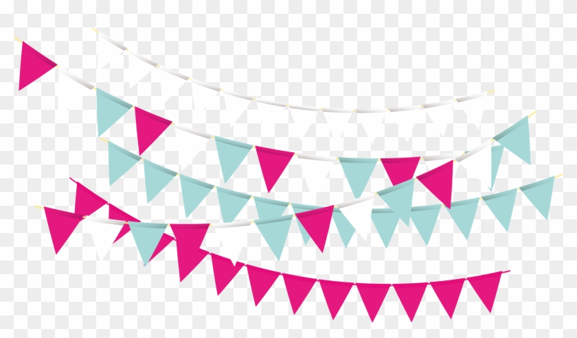 Party Triangle Bunting - Triangle #1032515