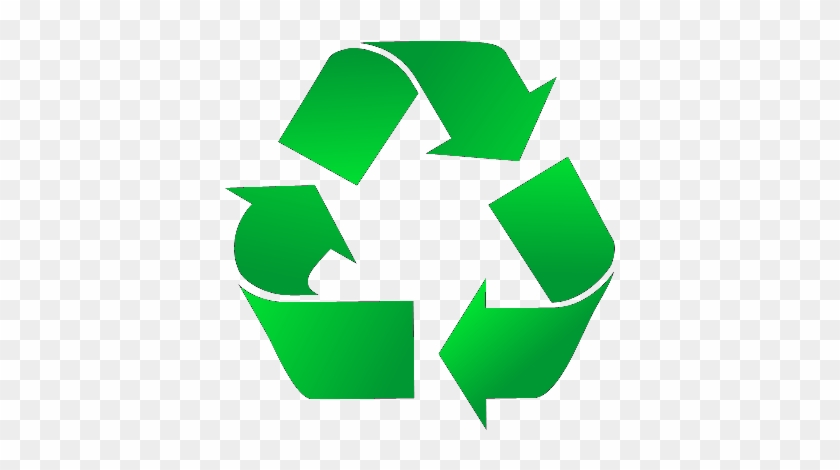 Ribbon - Green Recycle Symbol #1032524