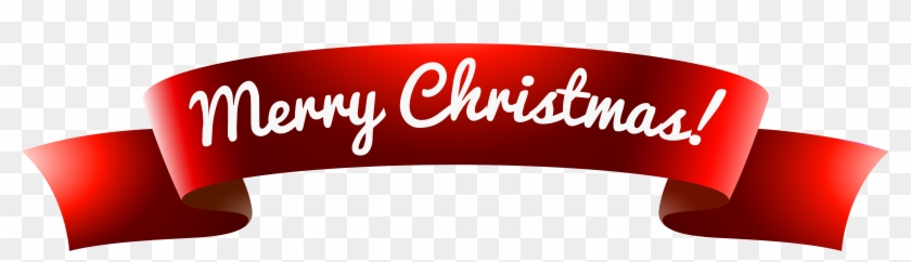 Merry Christmas Banner Clipart Banner Merry Christmas - Merry Christmas Png Transparent #1032552
