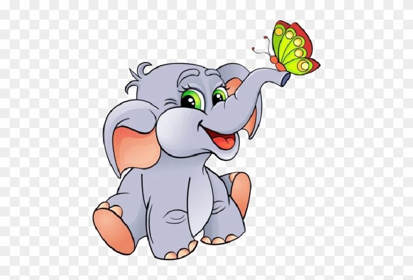 Cartoon Image Of A Baby Elephant #1032554