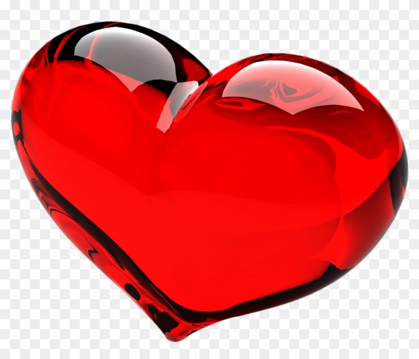 Drawn Hearts Transparent Background - 3d Heart Transparent Background #1032634