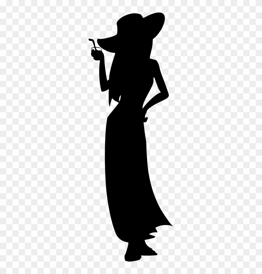 Fashion Model Silhouette Clip Art At Getdrawings Com - Fashion Model Silhouette Png #1032674