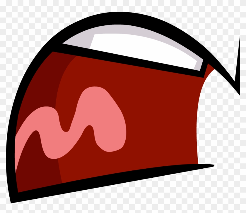 Big Mouth Smile Cartoon Download - Bfdi Unsatisfying Frown Open #1032716