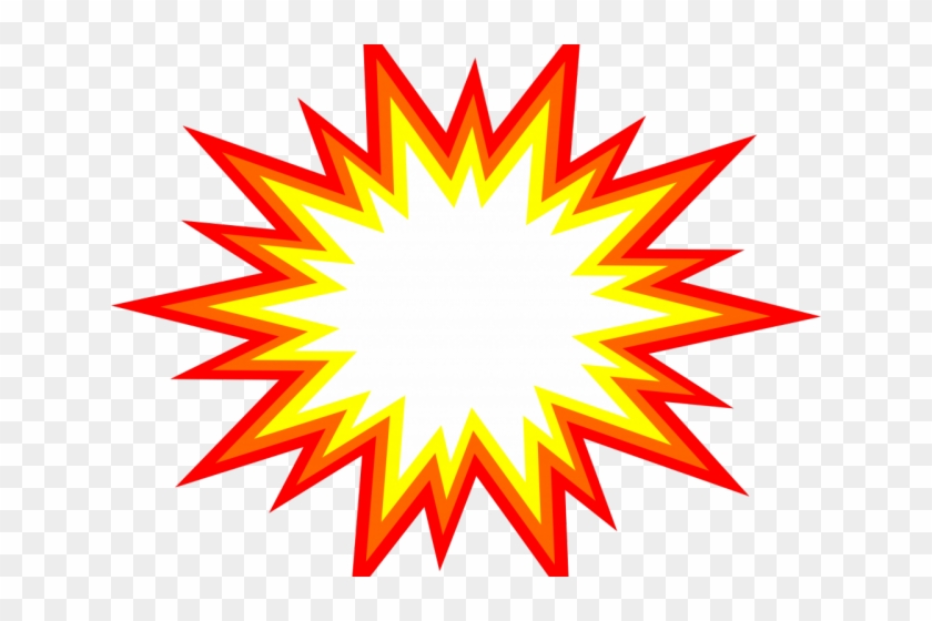Explosion Clipart Transparent Background - Transparent Background Clipart Explosion #1032863