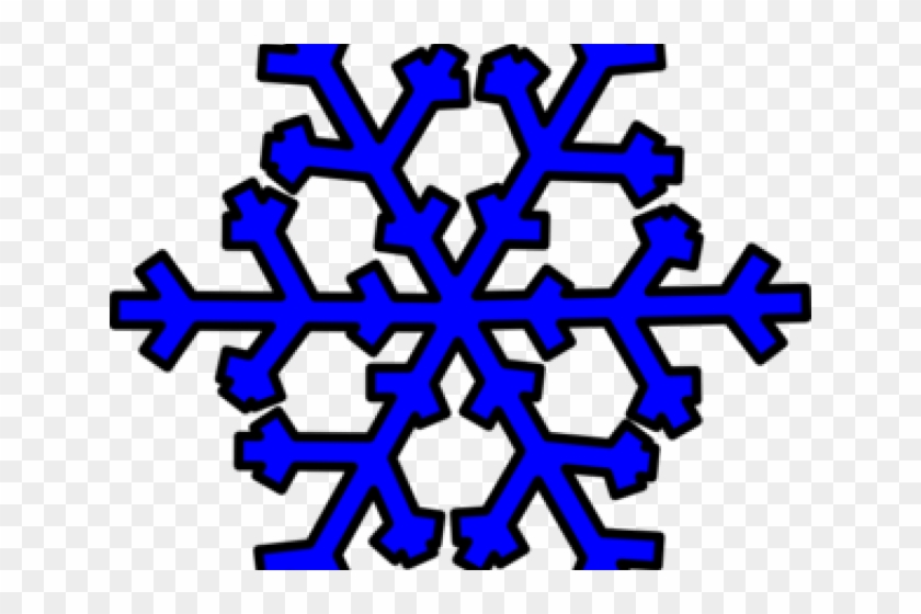 Dark Blue Clipart Snowflake - Clip Art #1033003