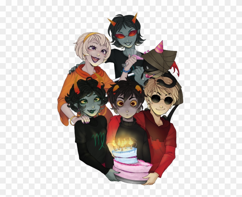 Homestuck Dave Strider Rose Lalonde Cake Karkat Vantas - Cute Karkat X Kanaya #1033039