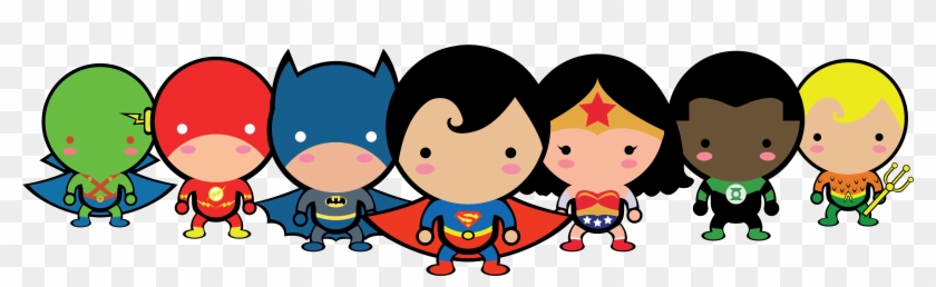 Justice League Chibi Download - Justice League Cute Cartoon #1033135