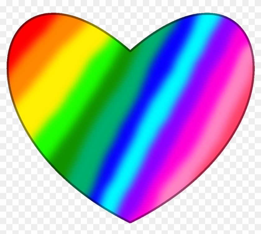 New Rainbow Heart Assets By Thedrksiren On Deviantart - Transparent Rainbow Heart Png #1033165
