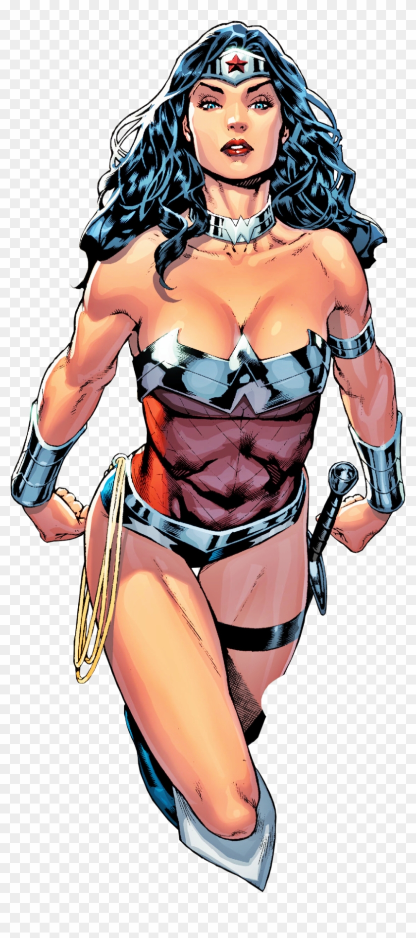 Wonder Woman - Comic Wonder Woman Cartoon Full Body #1033166