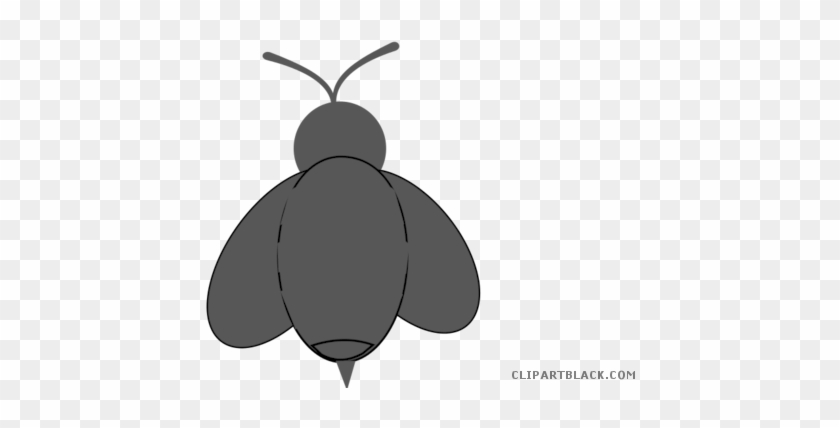 Black And White Bee Animal Free Black White Clipart - Moths And Butterflies #1033175
