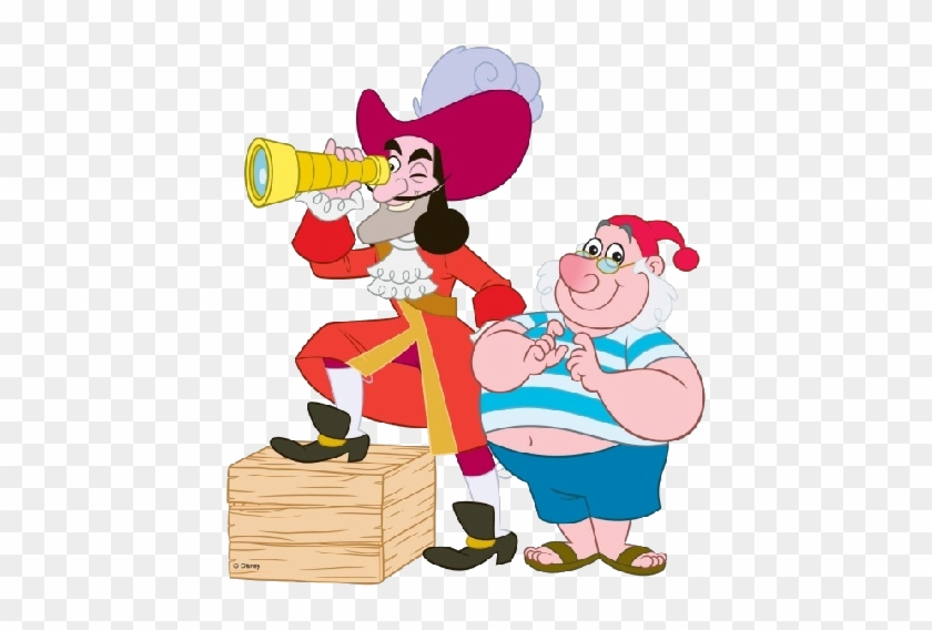 Jake And The Neverland Pirates Cartoon Clip Art Images - Captain Hook & Mr.  Smee Cardboard Stand-up - Free Transparent PNG Clipart Images Download