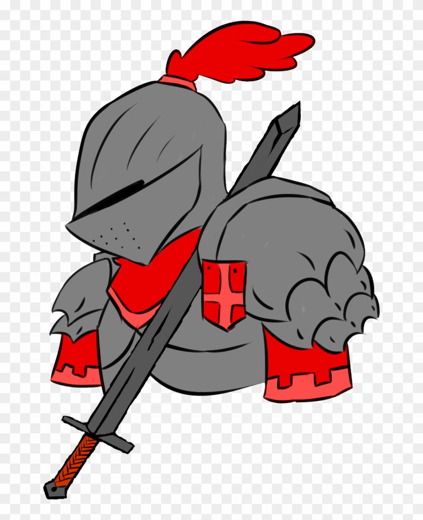 Knight Armor And Sword By Redpandacrew - Cartoon #1033242
