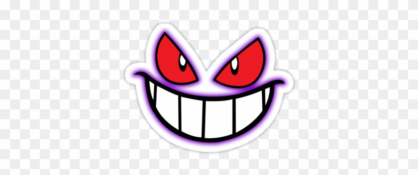 Gengar Monster Purple Pokeball Stickers - Humour #1033259