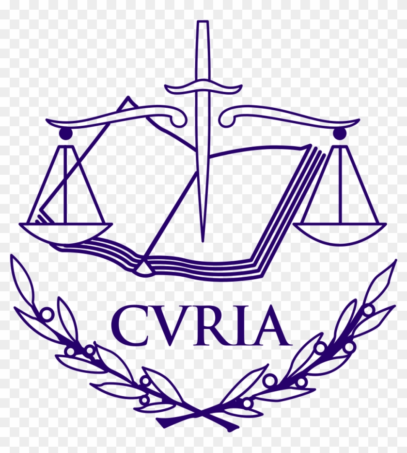 Europ&228ischer Gerichtshof Diesseits - Eu Court Of Justice Logo #1033282