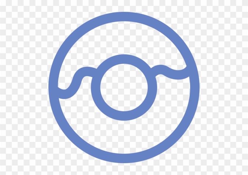 Pokeball,512x512 Icon - Pokeball Icon Blue Png #1033294