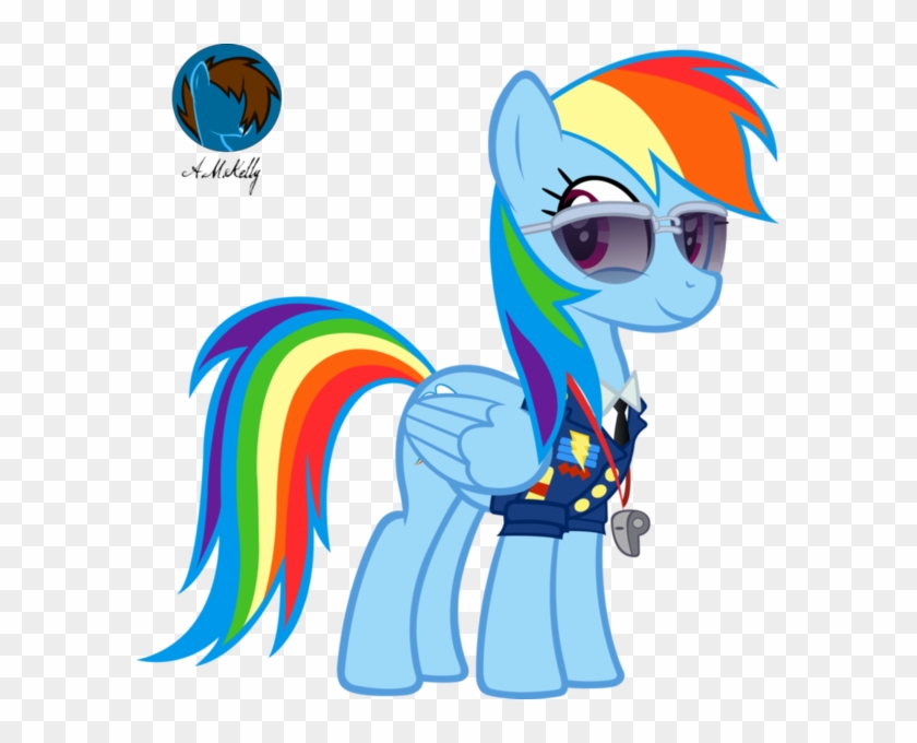 Kellyak, Aviator Glasses, Clothes, Drill Sergeant, - Mlp Rainbow Dash Excited #1033322