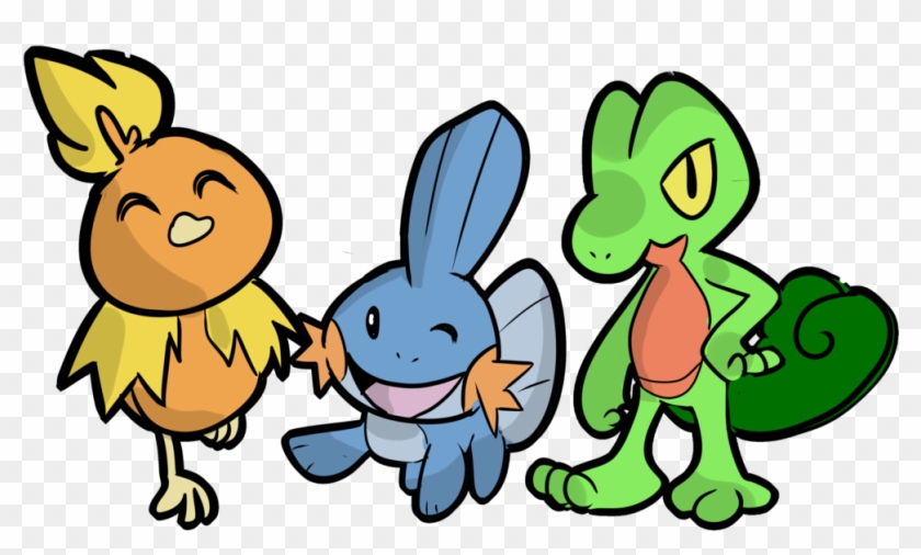 Hoenn Starters By Jade Draws Things - Digital Art #1033373