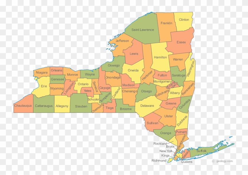 New York Chapters - New York State Map #1033375