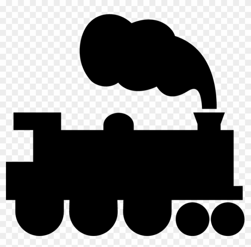 Transportation Trains Transparent Free Download - Train Silhouette Clip Art #1033537