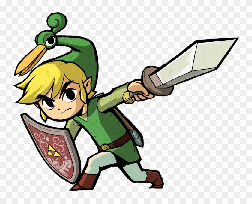 #link From The Official Artwork Set For #tloz The Minish - Legend Of Zelda The Minish Cap Link #1033572