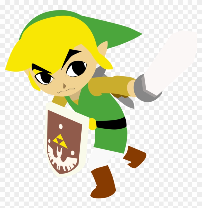 Toon Link Vector By Paradox550 - Legend Of Zelda Wind Waker Toon Link #1033584